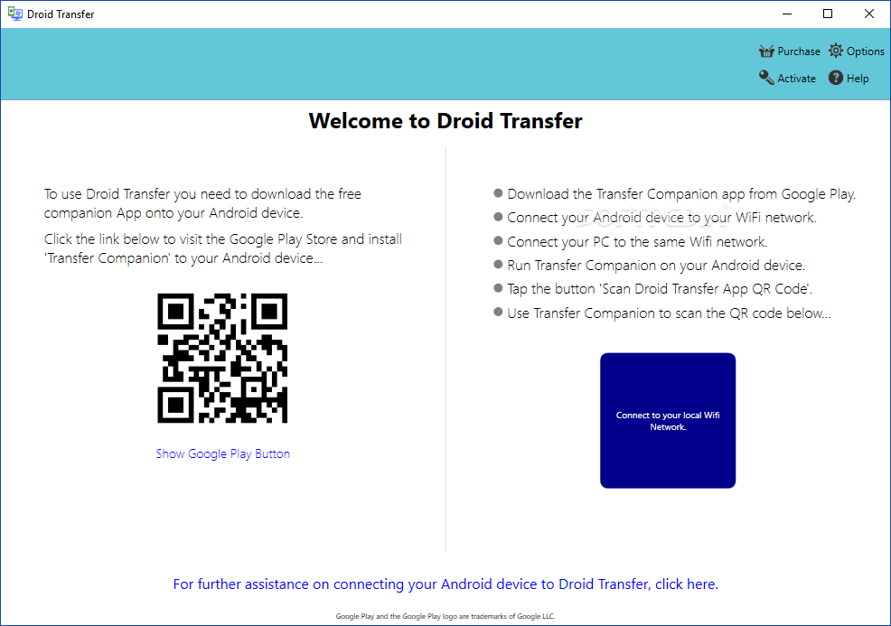droid transfer free activation code